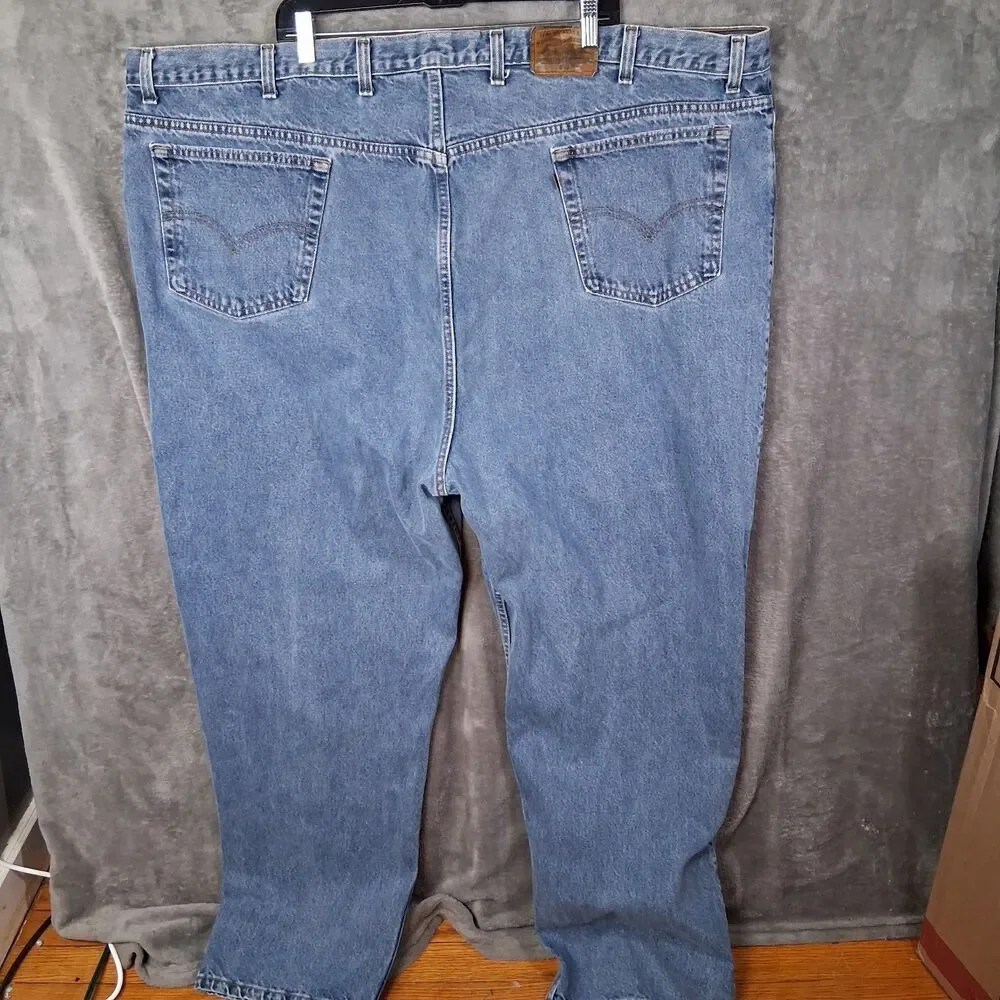 Vtg‎ Made In USA Levis 540 Straight Leg Mens Sz 54 Inseam 30 Medium Stone Wash
